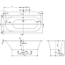 Квариловая ванна Villeroy&Boch Oberon 190x90 UBQ199OBE2V-01