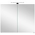 Зеркальный шкаф Orans BC-4023W 80 4023800w с подсветкой Белый глянец