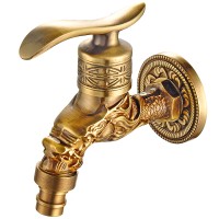 Кран для одного типа воды Bronze de Luxe Бронза с насадкой для шланга