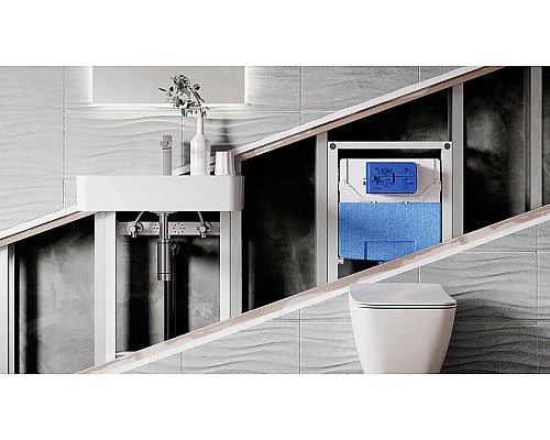 Комплект унитаза с инсталляцией Ideal Standard Prosys Exacto X042601 с сиденьем Микролифт