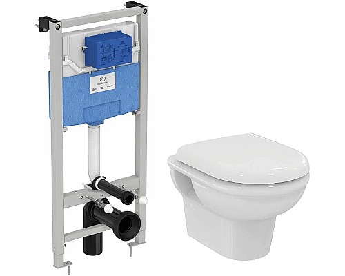 Комплект унитаза с инсталляцией Ideal Standard Prosys Exacto X042601 с сиденьем Микролифт