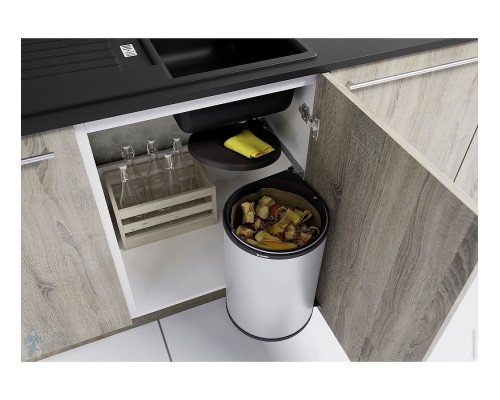 Ведро для мусора Blanco Singolo XL 526377 Серое