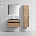 Тумба под раковину Vincea Chiara 80 VMC-2C800NO подвесная N.Oak