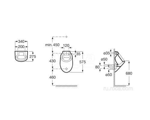 Писсуар Roca Spun 353147000