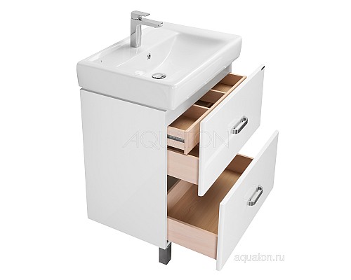 Тумба под раковину Америна 70 Н белый Aquaton 1A169301AM010