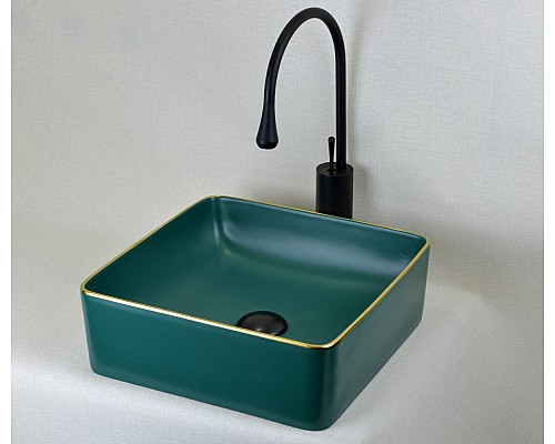 Смеситель для раковины-чаши высокий Bronze de Luxe Scandi 9015B Черный матовый