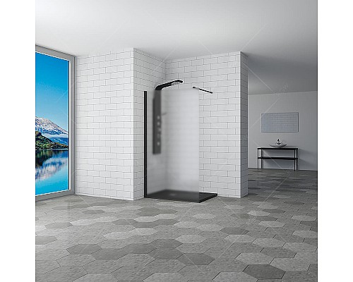 Душевая перегородка RGW Walk In WA-002B 100 35100210-24 Черный -сатинат