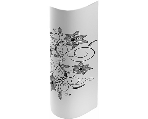 Пьедестал для раковины Sanita Luxe Art Flora ARTSLPD10 Белый с узором