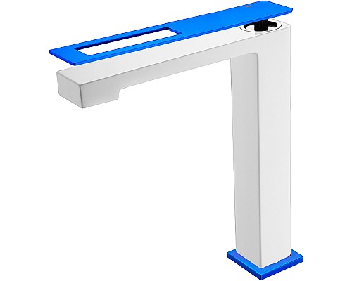 Смеситель для раковины Boheme Q 142-WUW Белый Синий