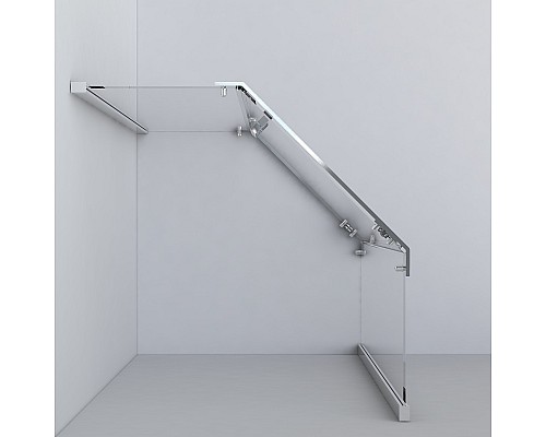 Душевой уголок Vincea Stresa 100x100 VSP-1S100CL профиль Хром стекло прозрачное