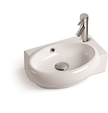 Раковина керамическая накладная и подвесная SantiLine SL-2022L