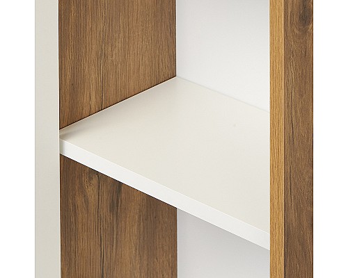 Шкаф пенал Aquaton Сканди 40 1A253403SDZ90 подвесной Белый Дуб рустикальный