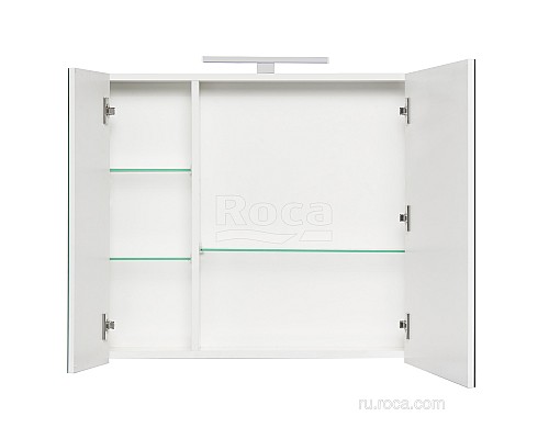 Зеркальный шкаф Roca Etna 80 857304806 белый глянец