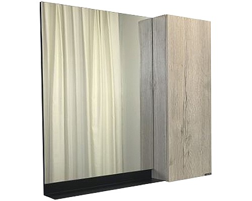 Зеркало со шкафом Comforty Бонн 90 00-00001951 Дуб дымчатый