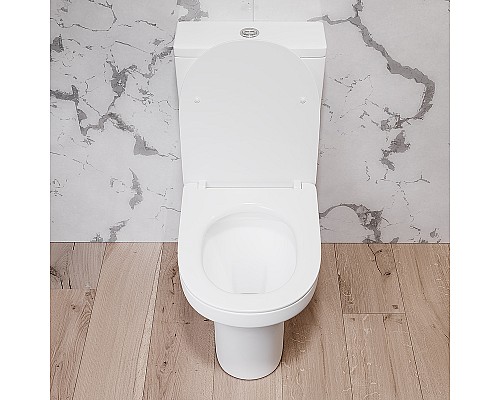 Унитаз компакт Damixa Skyline DX35C8600SC с бачком и сиденьем Микролифт Унитаз компакт Damixa Skyline DX35C8600SC с бачком и сиденьем Микролифт