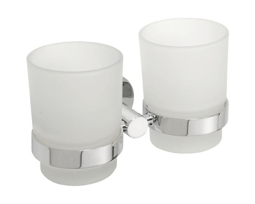 Стакан для зубных щеток Sapho X-round XR902 двойной Хром