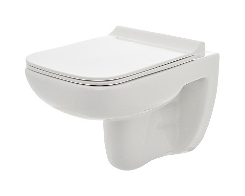 Унитаз AQUAme AQM2007 подвесной Белый глянец с сиденьем Микролифт