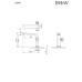 Смеситель для раковины Black&White Universe U7640 Хром
