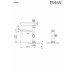 Смеситель для раковины Black&White Universe U7640 Хром