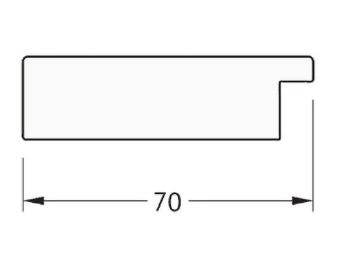 Зеркало Evoform Definite 106х56 BY 3084 в багетной раме - Соты титан 70 мм