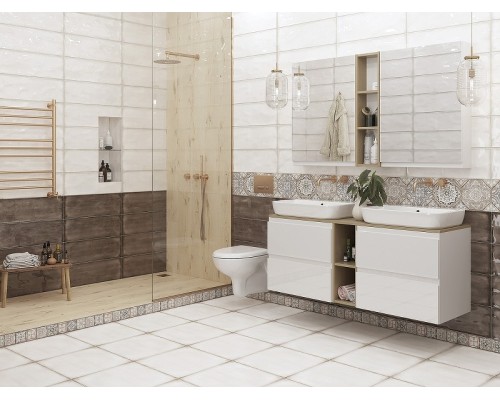 Тумба под раковину Cersanit Moduo 80 SB-SZ-MOD80-BL/Wh подвесная Белая