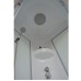 Душевая кабина Royal Bath HP 80х80 с гидромассажем задняя стенка Черная