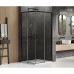 Душевое ограждение NEW TRENDY PRIME BLACK 70x90x200 (черный)