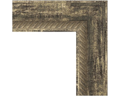 Зеркало Evoform Exclusive 103х73 BY 3460 с фацетом в багетной раме - Старое дерево с плетением 70 мм