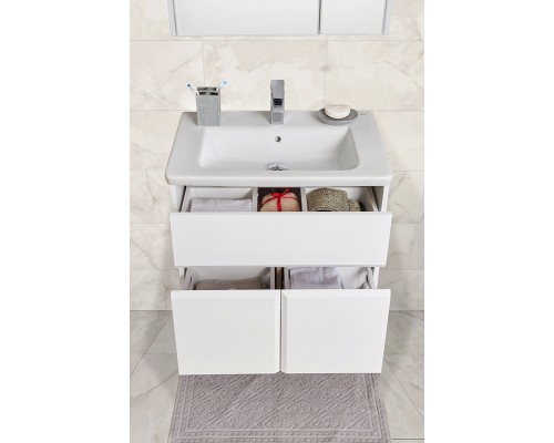 Тумба под раковину Roca Up 80 ZRU9303012 подвесная Белый глянец