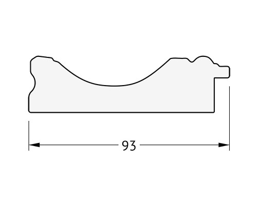 Зеркало Evoform Exclusive-G Floor 202х112 BY 6362 с гравировкой в багетной раме - Бронзовый акведук 93 мм