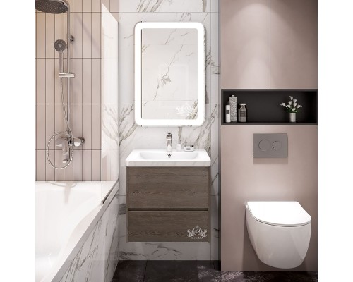 Зеркало Art&Max Latina AM-Lat-550-800-DS-F с подсветкой с сенсорным выключателем