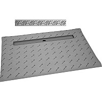 Душевая плита Radaway RadаDrain 109x79 5DLA1108A/5R085R с решеткой Rain