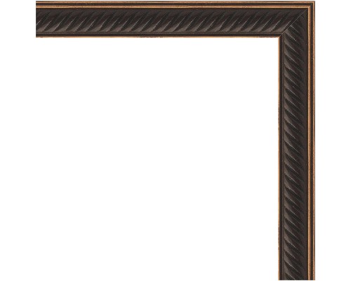 Зеркало Evoform Definite 58х58 BY 0607 в багетной раме - Витой махагон 28 мм