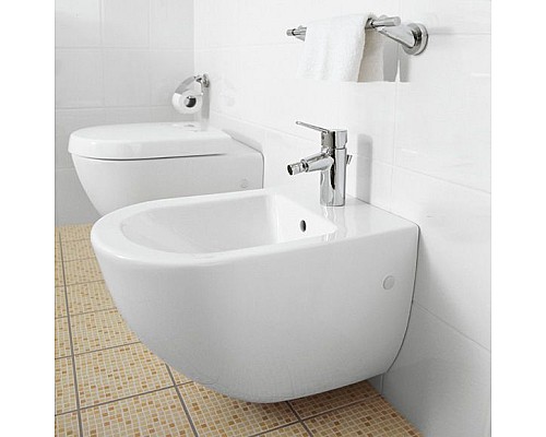 Биде подвесное Villeroy & Boch Subway 2.0 5400 00R1 alpin, Сeramicplus