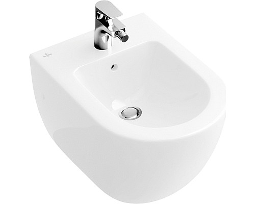 Биде подвесное Villeroy & Boch Subway 2.0 5400 00R1 alpin, Сeramicplus