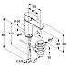Однорычажный смеситель на умывальник Kludi Objekta 322330575