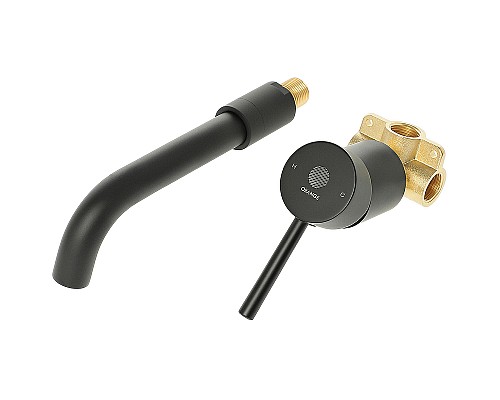 Смеситель для раковины Orange Karl M05-722b Черный