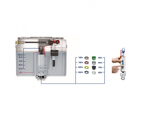 Застенный модуль TECE lux 100 9600100