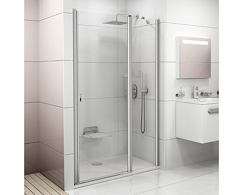 Душевая дверь Ravak Chrome 0QVACU00Z1 100 сатин прозрачный