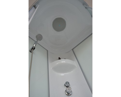 Душевая кабина Royal Bath НК 90x90 с гидромассажем задние стенки Белые