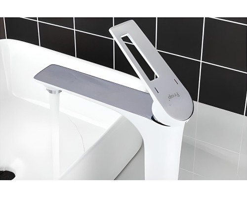 Смеситель для раковины Frap H52 F1052-54 Белый Хром