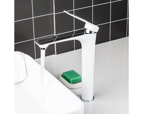 Смеситель для раковины Frap H52 F1052-54 Белый Хром