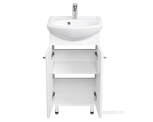 Тумба под раковину Мира Н 45 белый Aquaton 1A104401MR010