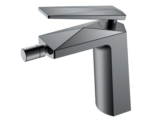 Смеситель для биде Boheme Shine Gun Metall