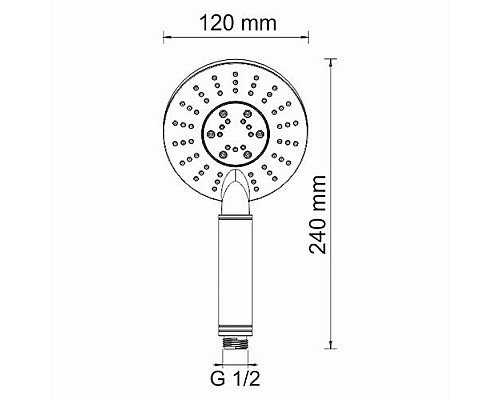 Лейка 3-функциональная WasserKRAFT A058