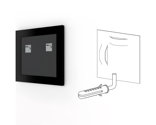 Зеркало Evoform Definite 62х62 BY 0778 в багетной раме - Сусальное золото 47 мм