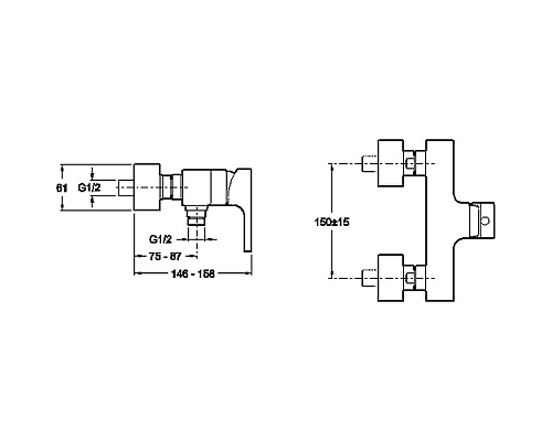 Смеситель для душа Jacob Delafon E45371CP