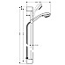 Душевой гарнитур Hansgrohe Crometta 85 Multi/Unica 27766000