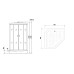 Душевая кабина Niagara Standart + NG-2506-01 90x90