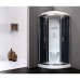 Душевая кабина Royal Bath НК 90x90 стекло прозрачное задняя стенка Черная